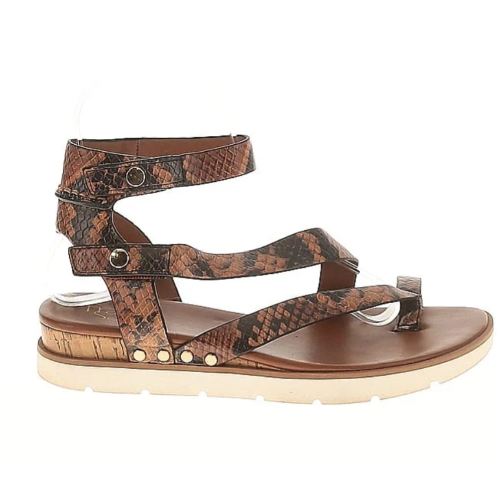 Franco Sarto Daven Snakeskin Sandles Size 6.5